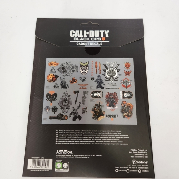 Call of Duty COD Laptop Gaming Stickers For Honor Hat Waterproof Vinyl - Picture 3 of 9